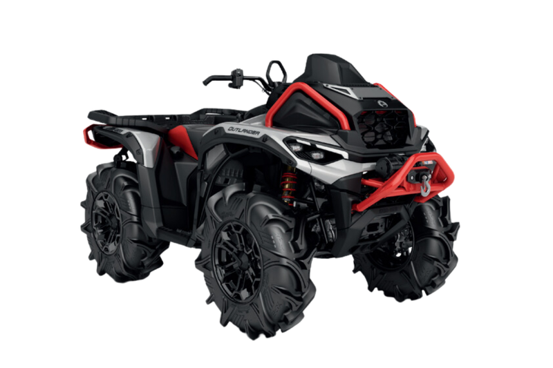 CAN-AM OUTLANDER X-MR 1000R - INT - Hyper Silver & Legion Red 